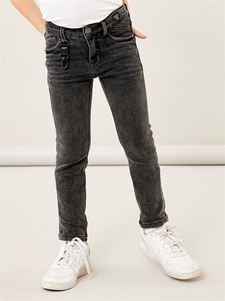NAME IT X-Slim Fit Jeans Theo Dark Grey Denim